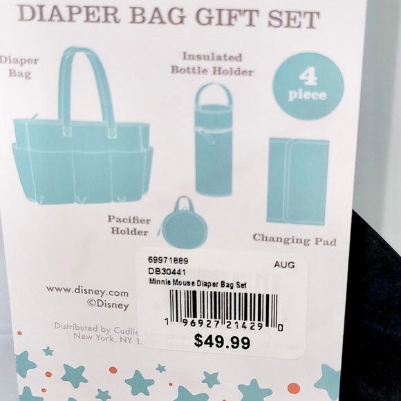 Disney Minnie Mouse Diaper Bag Set - Picture 6 of 7